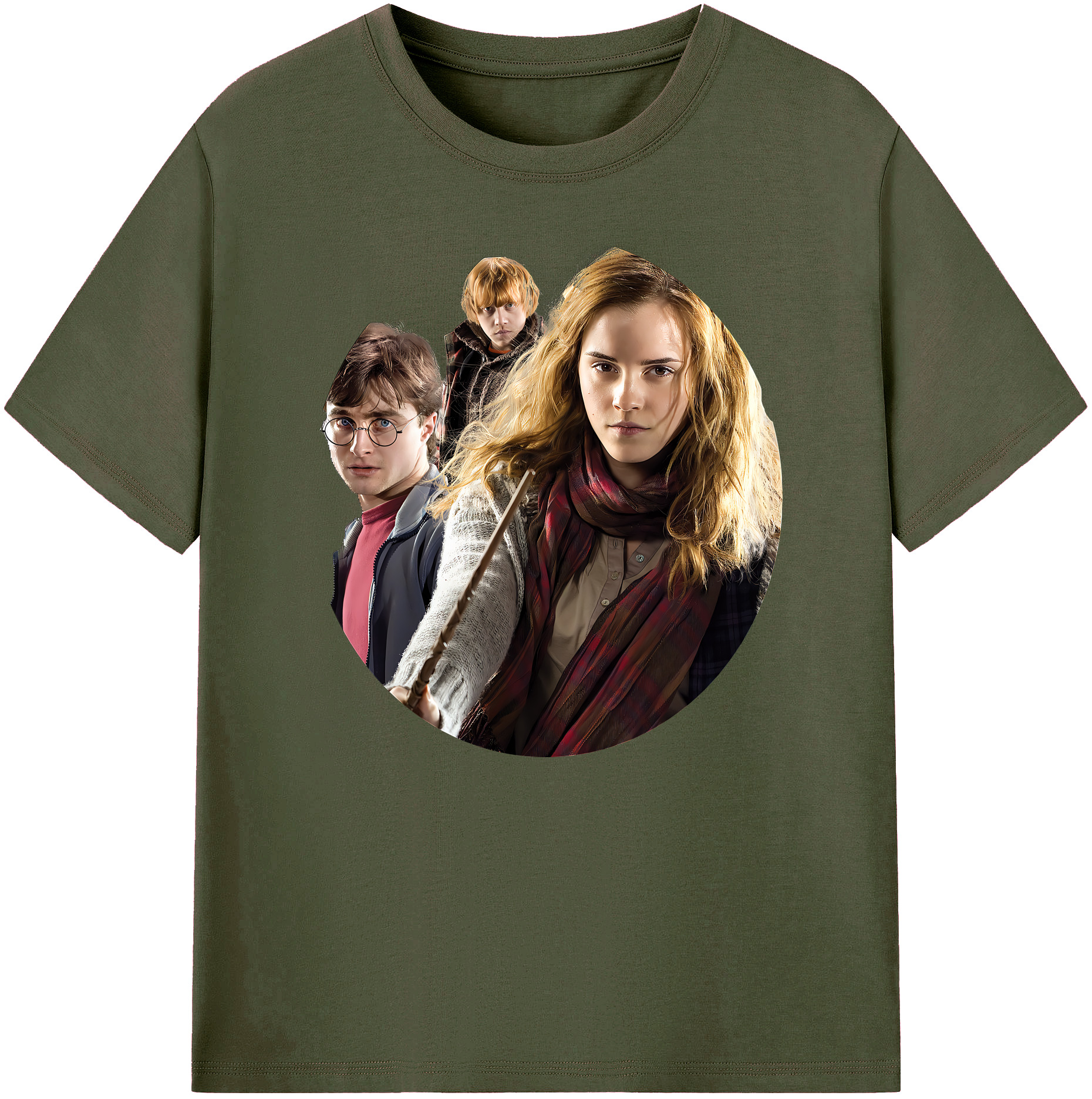 （画像用） Harry Potter ハリー・ポッターシリーズ 綿100％ メンズ半袖Tシャツ｜肌触りやわらか＆通気性